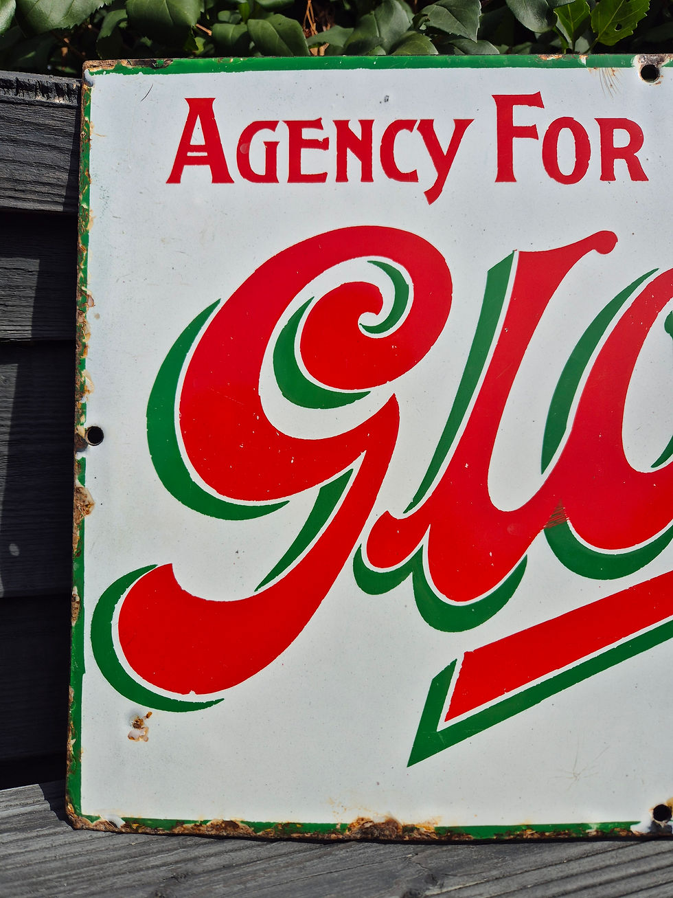 Thumbnail: Genuine 1920's GLORIA CYCLES enamel sign 18" x 12"