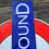 Thumbnail: Early London UNDERGROUND 60" Roundel Enamel Sign with BRONZE Frame