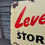 Thumbnail: Early genuine Levers STORE enamel sign LARGE 54” x 34”