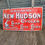 Thumbnail: Early Genuine NEW HUDSON CYCLES Enamel Sign HUGE 66" x 36"