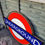 Thumbnail: Early London UNDERGROUND 60" Roundel Enamel Sign with BRONZE Frame