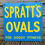Thumbnail: Early SPRATTS OVALS enamel Sign Advertising Porcelain Sign 12" x 12"