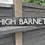 Thumbnail: 1938 London Underground High Barnet & Morden Enamel Train Destination Plate