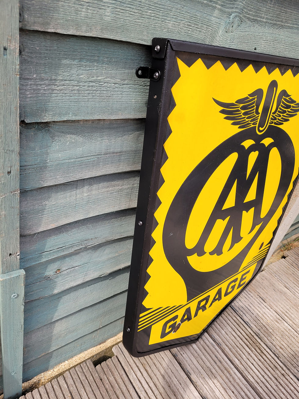 Thumbnail: Genuine AA GARAGE Enamel Sign by FRANCO SIGNS Automobilia 31" x 22"
