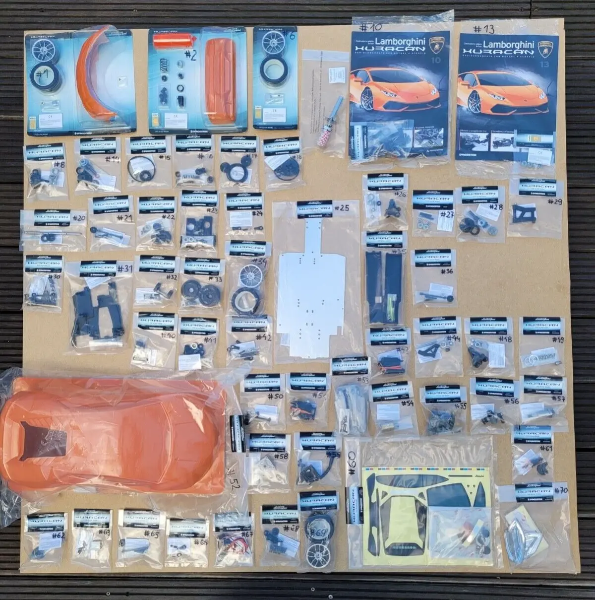 Share Deagostini Build Lamborghini Huracan JOB LOT 56 of the 70 stages 1/10 NEW