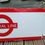 Thumbnail: Genuine London Underground SHEPHERD'S BUSH Enamel Sign for CENTRAL LINE 88" x 9"