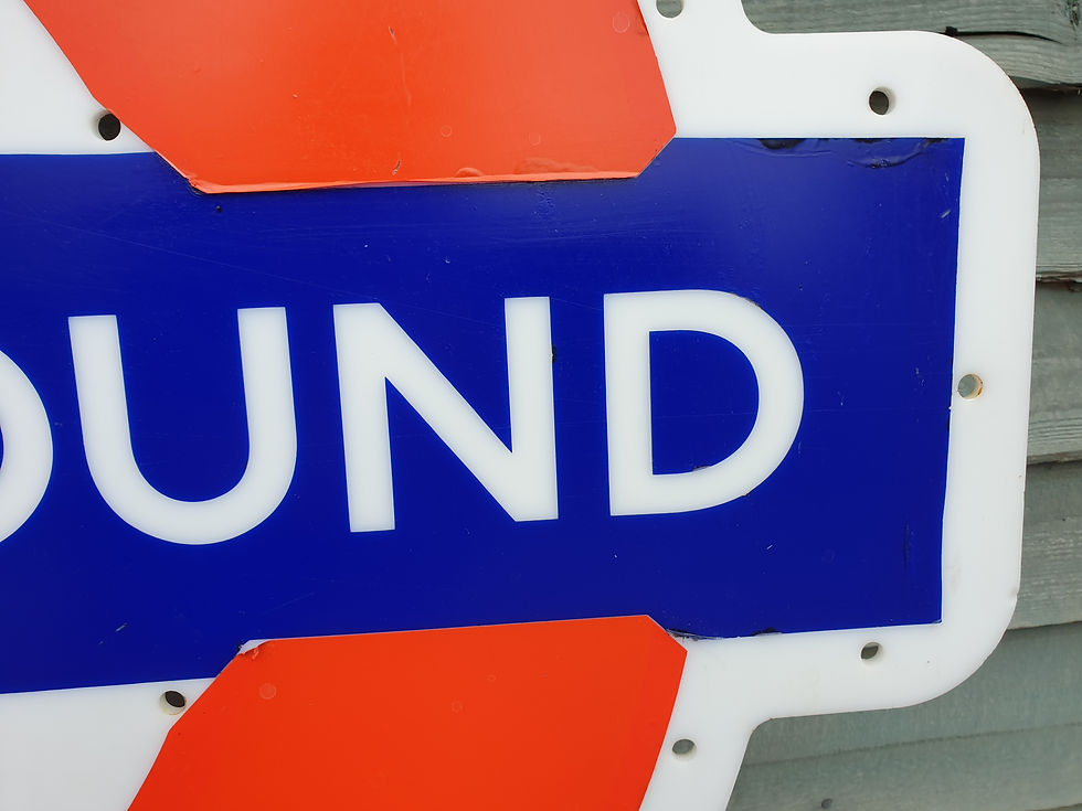 Thumbnail: Genuine TFL Transport For London Underground Roundel Sign Large