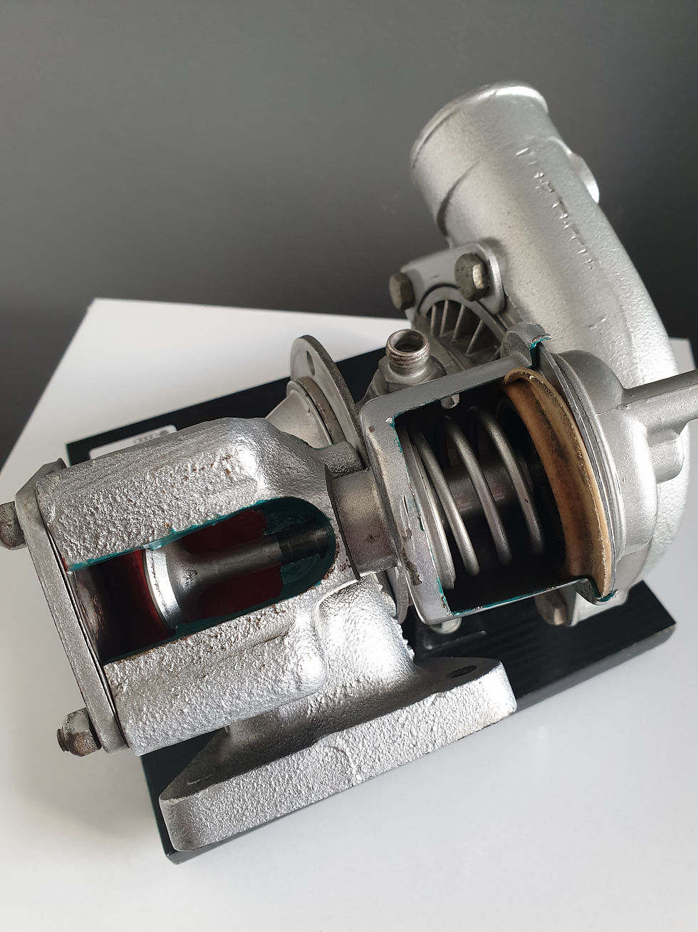 Thumbnail: Early VW AUDI Turbocharger Cross-section Cutaway Education Model Large