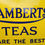 Thumbnail: 1930s Original Lamberts Teas Enamel Sign Advertising Porcelain 30" x 24"