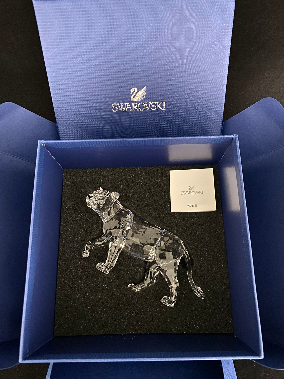 Thumbnail: SWAROVSKI LION MOTHER / LIONESS 1194085 BOX + COA MINT CONDITION