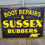 Thumbnail: Boot Repairs & Sussex Rubbers Double Sided Enamel Sign 24" x 18"
