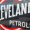 Thumbnail: 1950's Genuine Double Sided CLEVELAND PETROLS Enamel Sign Automobilia 30" x 24"