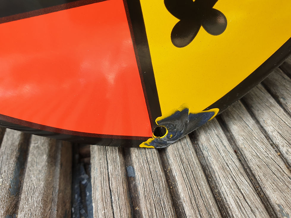 Thumbnail: Porsche Schield enamel sign porcelain