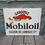 Thumbnail: Double Sided Flange Mobiloil Enamel Sign Advertising Sign 20" x 16"