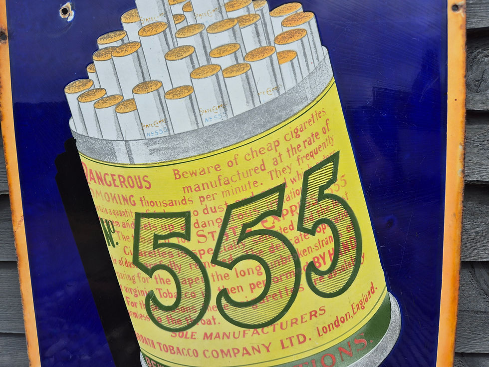 Thumbnail: Circa 1925 555 STATE EXPRESS porcelain/enamel