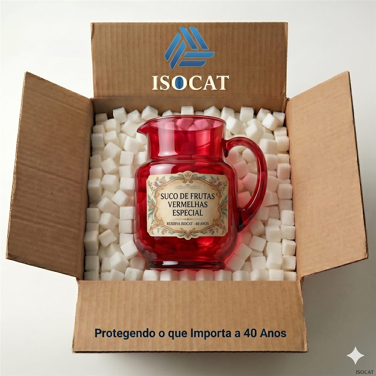 Isocubo EPS na caixa ISOCAT