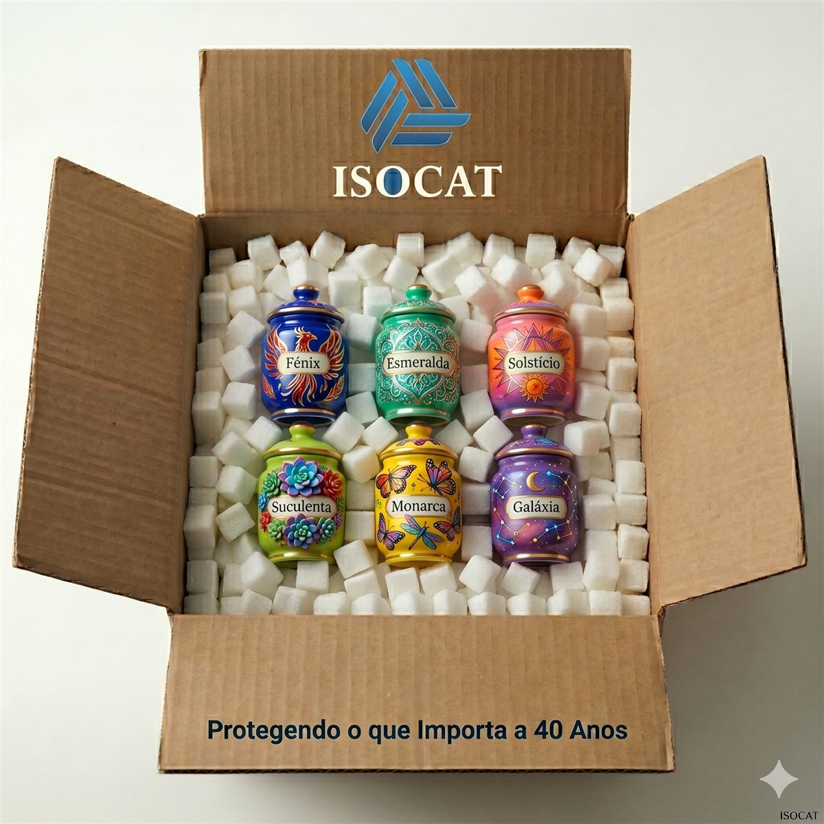 Produtos seguros com Isocubo ISOCAT