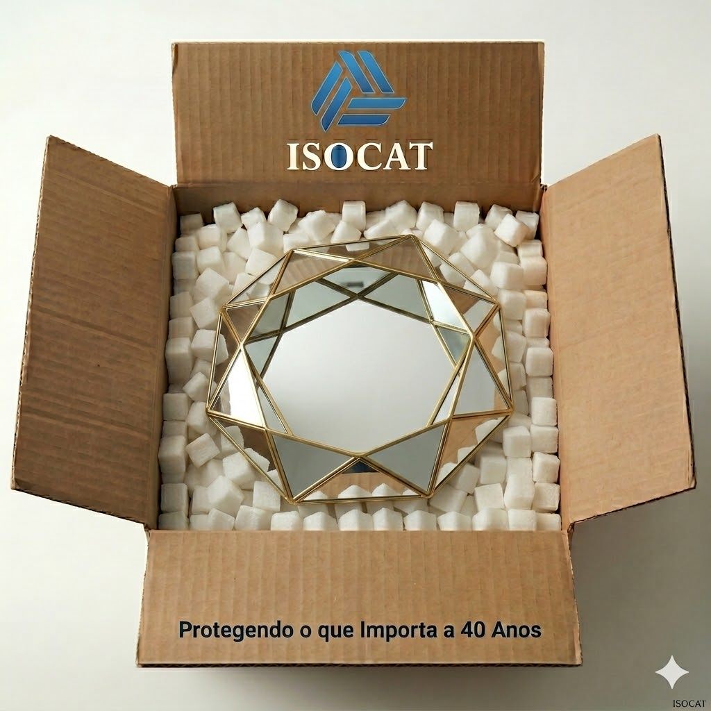 Objeto âmbar protegido com Isocubo