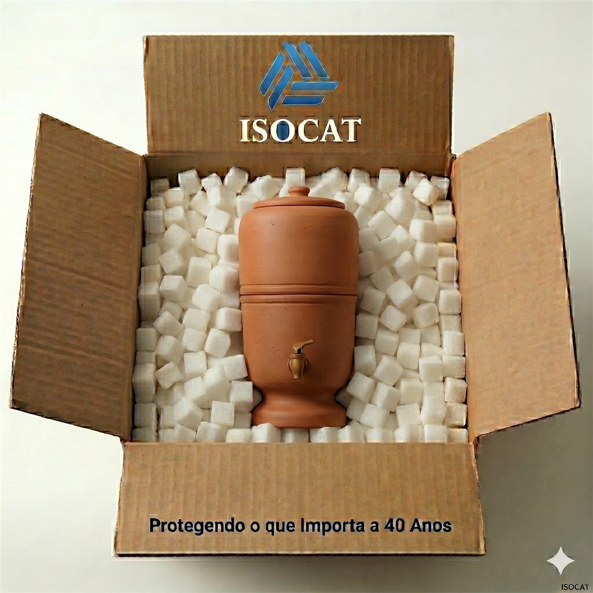 Isocubo enchimento de puff