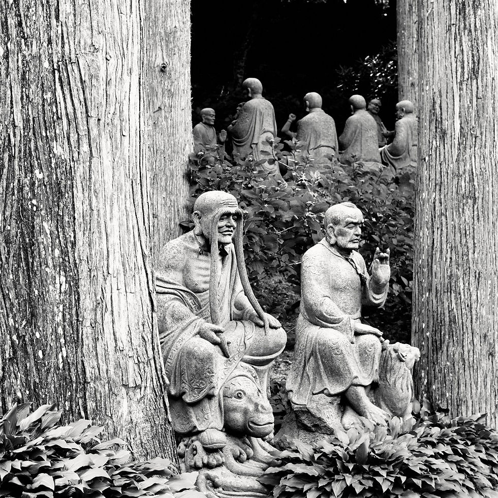 Japan: The Rakan, Enlightened Disciples and Buddhist Spiritual Figures