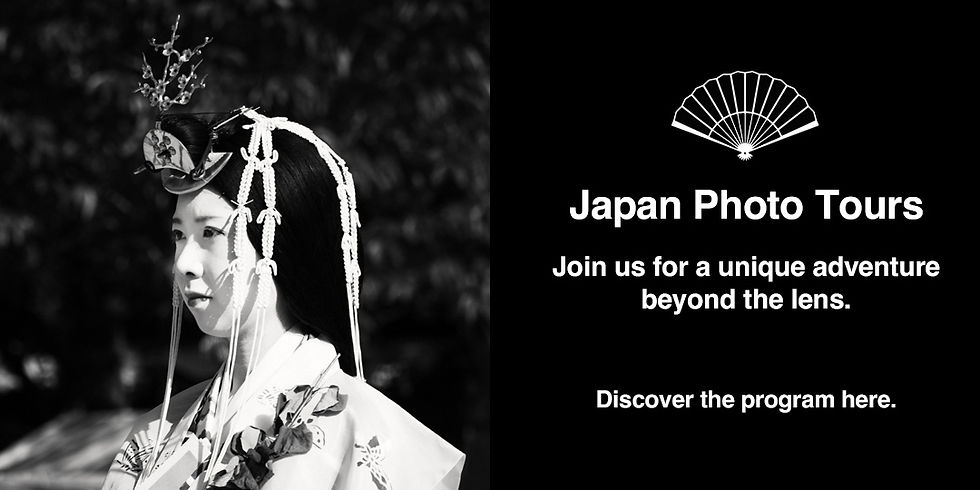 Join us for a Photo Tour where you’ll discover timeless beauty, immerse yourself in local culture, and uncover hidden photographic gems. We explore Japan’s contrasts, tradition and modernity, serenity and energy, nature and urban pulse… If these dualities inspire you, see the programme here.