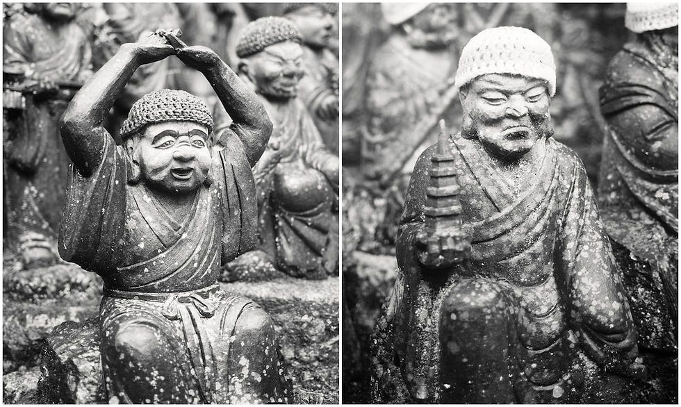 Japan: The Rakan, Enlightened Disciples and Buddhist Spiritual Figures