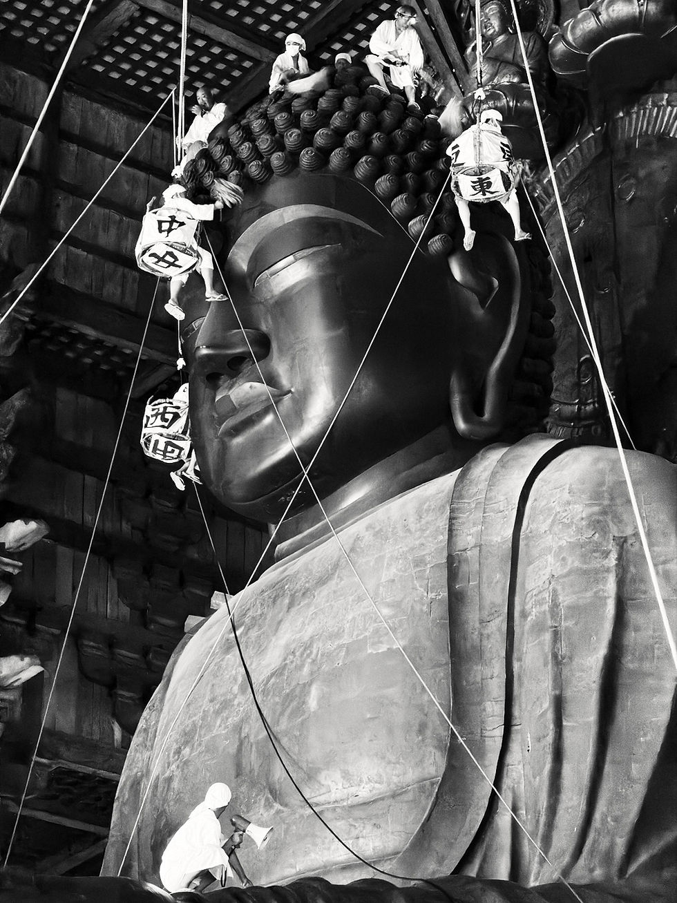 Japan: The Cleaning Ritual of Todaiji's Great Buddha in Nara