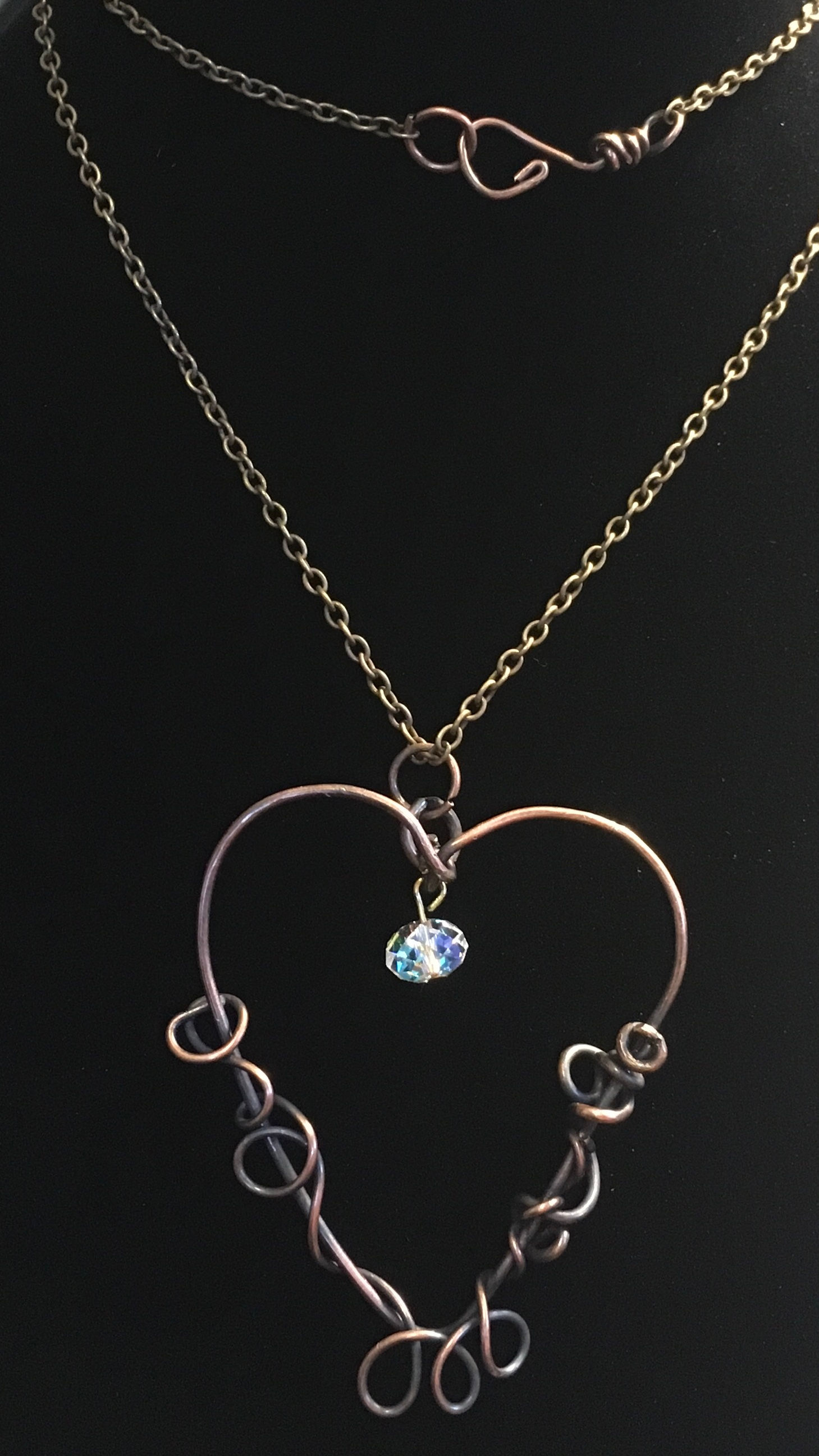 Wired Heart Necklace