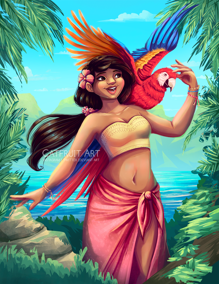 Macaw Girl