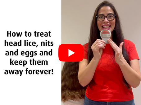 How to effectively remove lice and eggs with your Nitty Gritty Comb