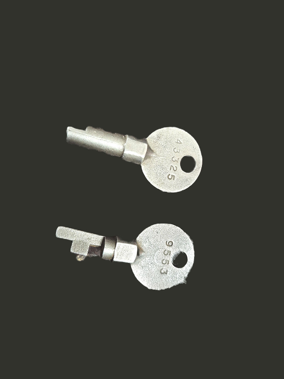 Thumbnail: Two Seargent & Greenleaf High Security Railroad Padlock Keys