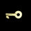 Thumbnail: Vintage Canadian National Railroad Switch Key