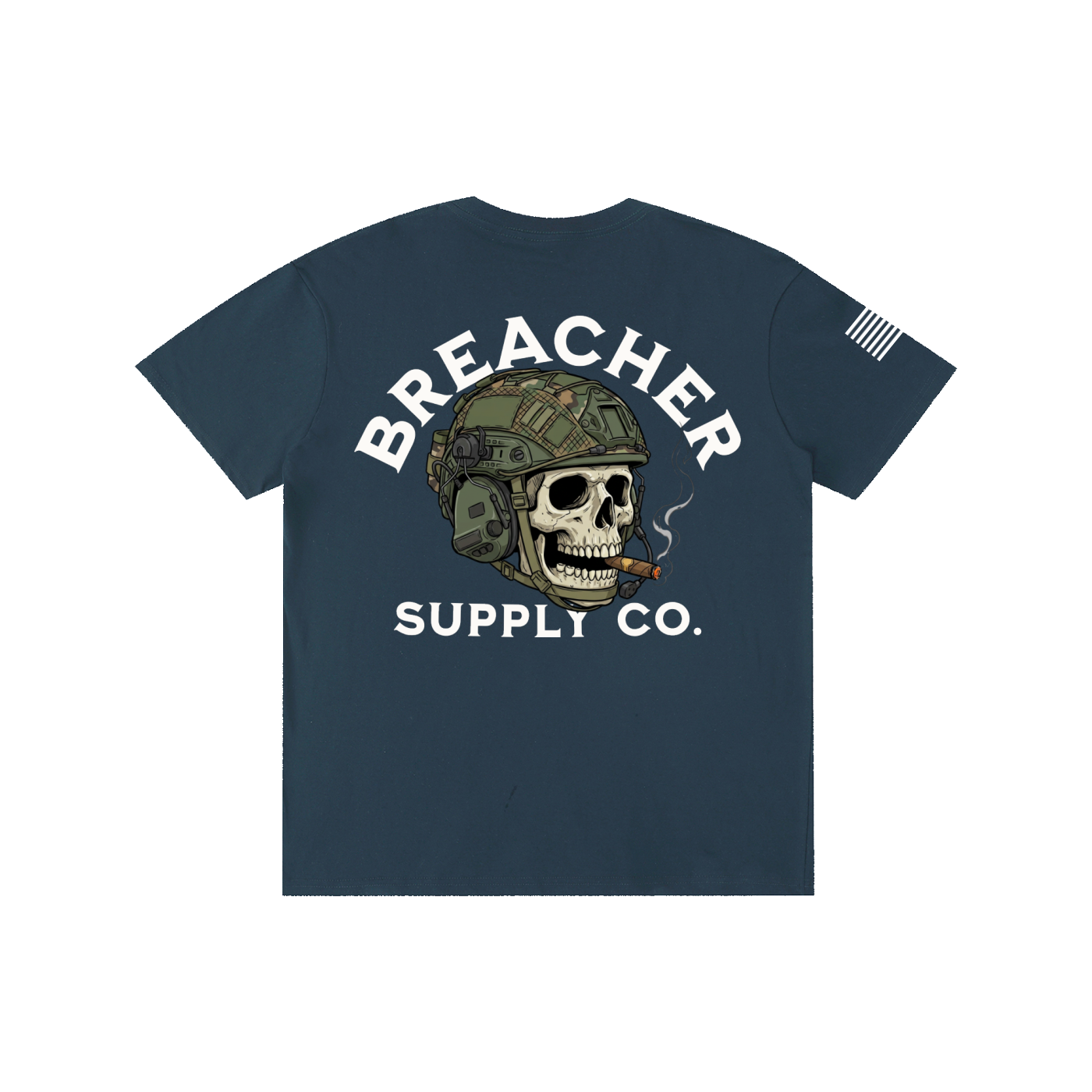 Smoke Break Operator-Tactical Skull T-shirt