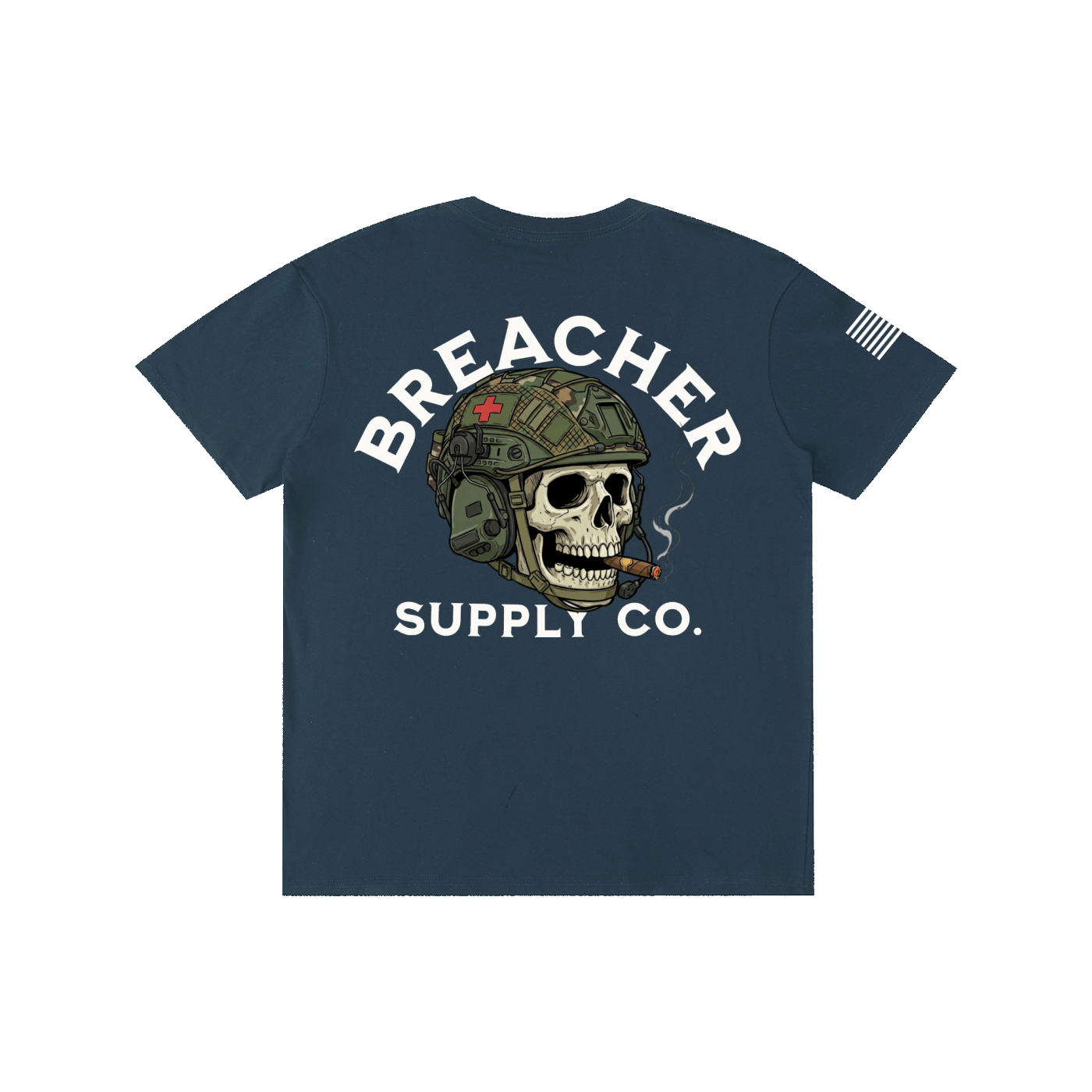Smoke Break Medic-Tactical Skull T-Shirt