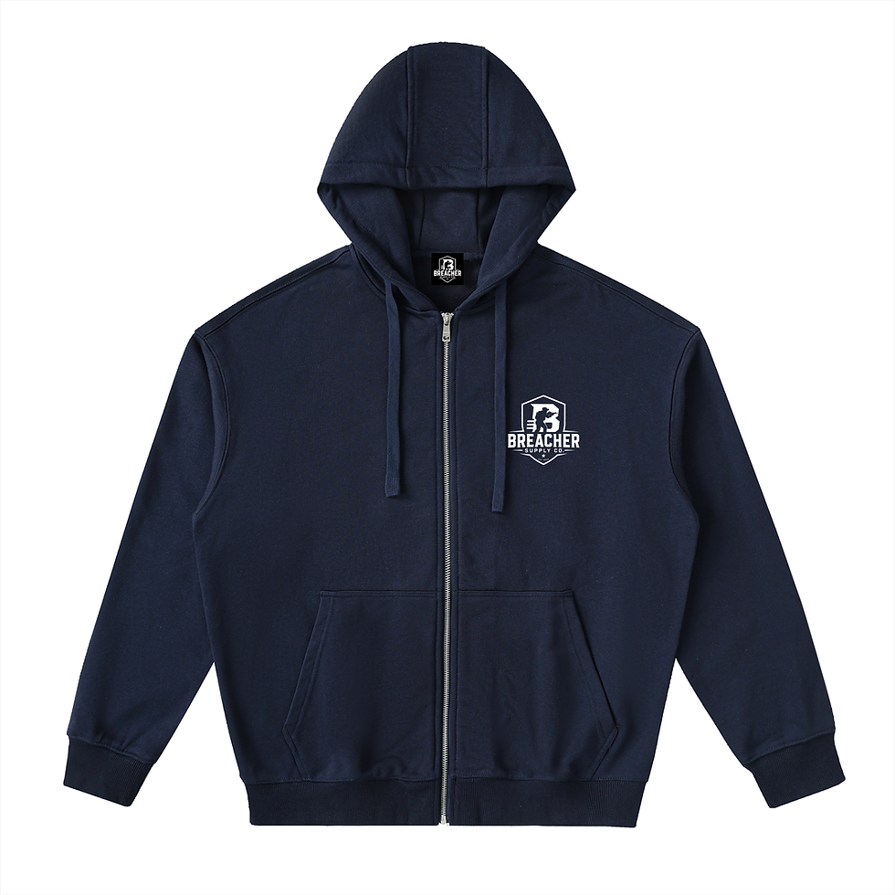 Thumbnail: Breacher K9 Belgian Malinois Drop-Shoulder Zip Up Hoodie