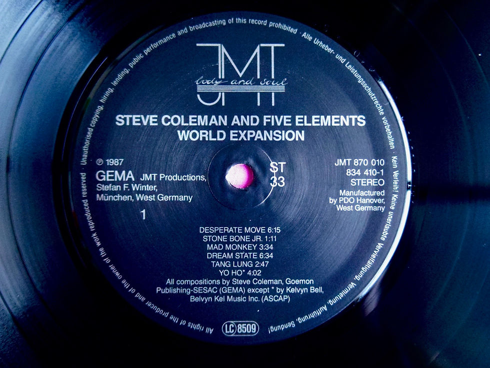 サムネイル： STEVE COLEMAN / WORLD EXPANSION