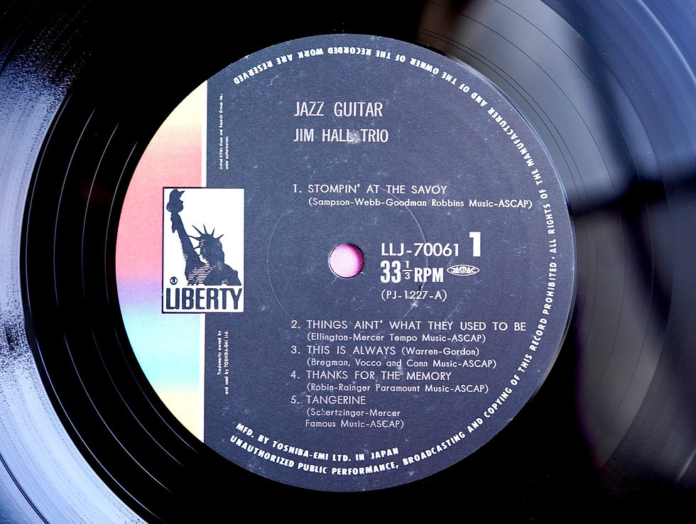 サムネイル： JIM HALL / JAZZ GUITAR