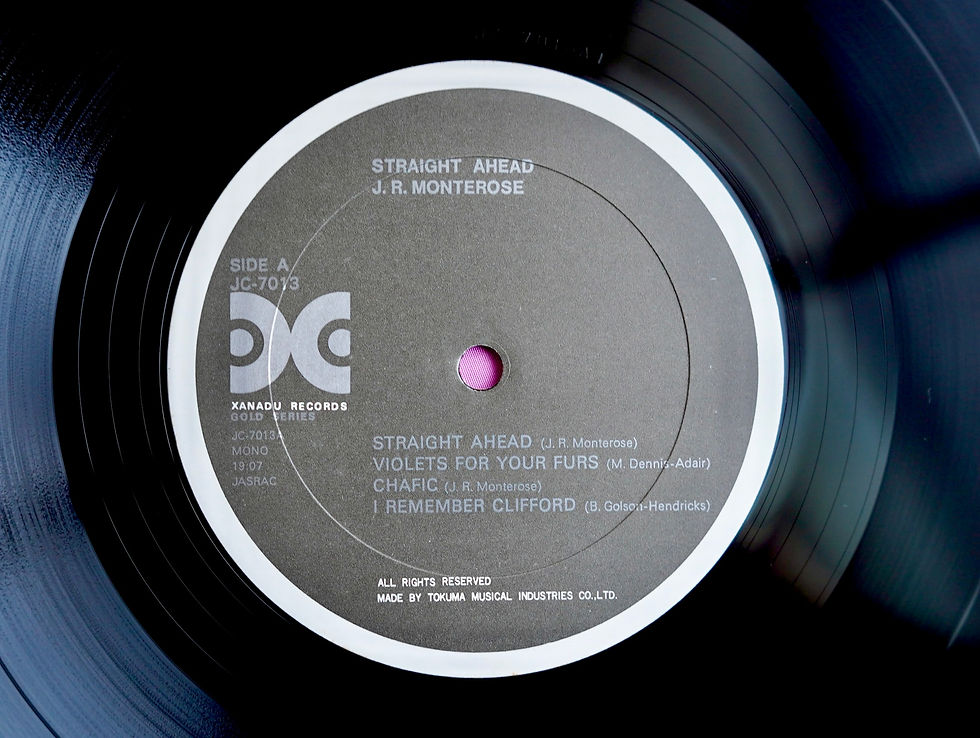 サムネイル： J. R. MONTEROSE / STRAIGHT AHEAD