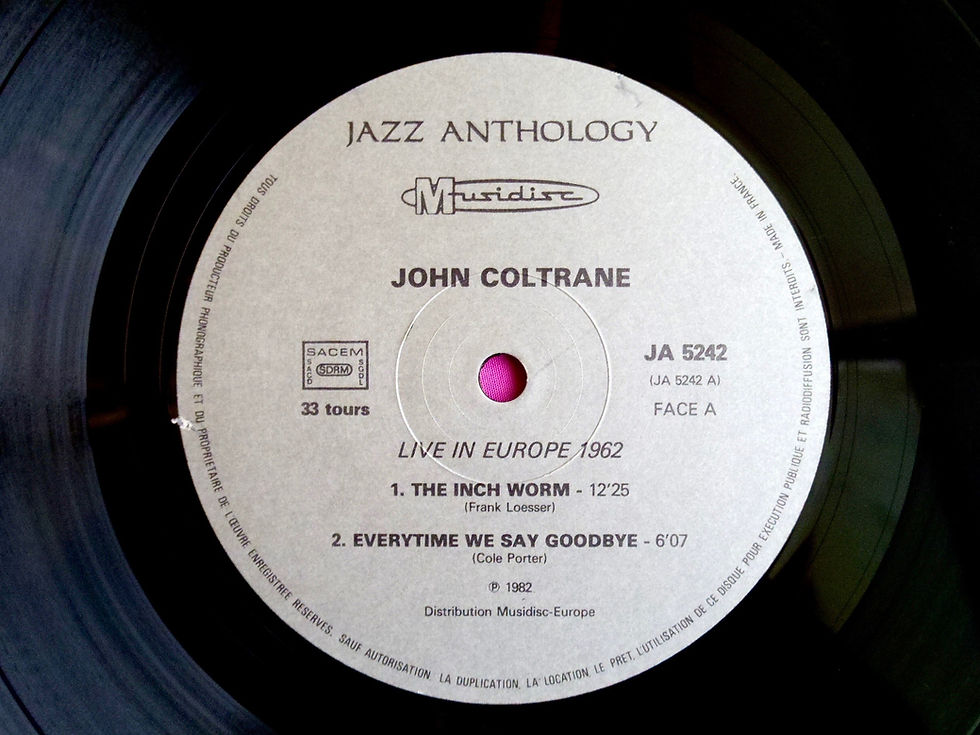 サムネイル： JOHN COLTRANE / LIVE IN EUROPE 1962