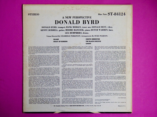 DONALD BYRD / A NEW PERSPECTIVE | NEW JAZZ THINGS