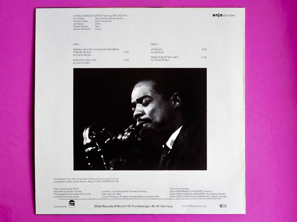 サムネイル： CHARLES MINGUS / MINGUS IN EUROPE VOL.2