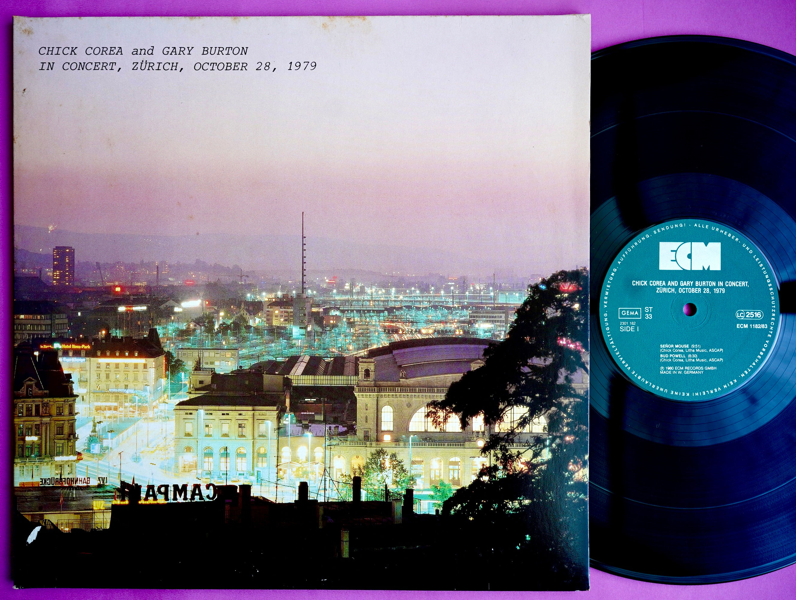 CHICK COREA AND GARY BURTON / IN CONCERT, ZÜRICH, OCTOBER 28, 1979