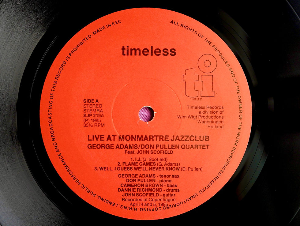 サムネイル： GEORGE ADAMS - DON PULLEN QUARTET / LIVE AT MONTMARTRE