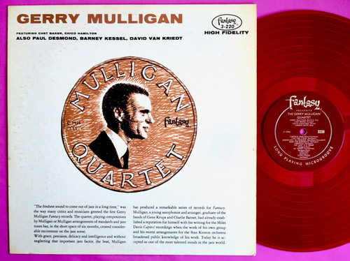 USオリジナル 10インチ GERRY MULLIGAN QUARTET（商品一覧ページ