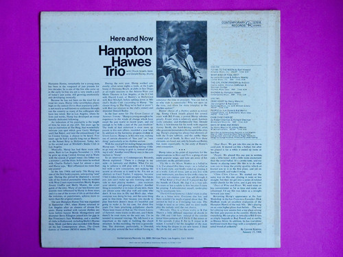 HAMPTON HAWES / HERE AND NOW | NEW JAZZ THINGS