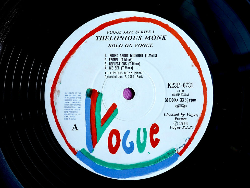サムネイル： THELONIOUS MONK / SOLO ON VOGUE