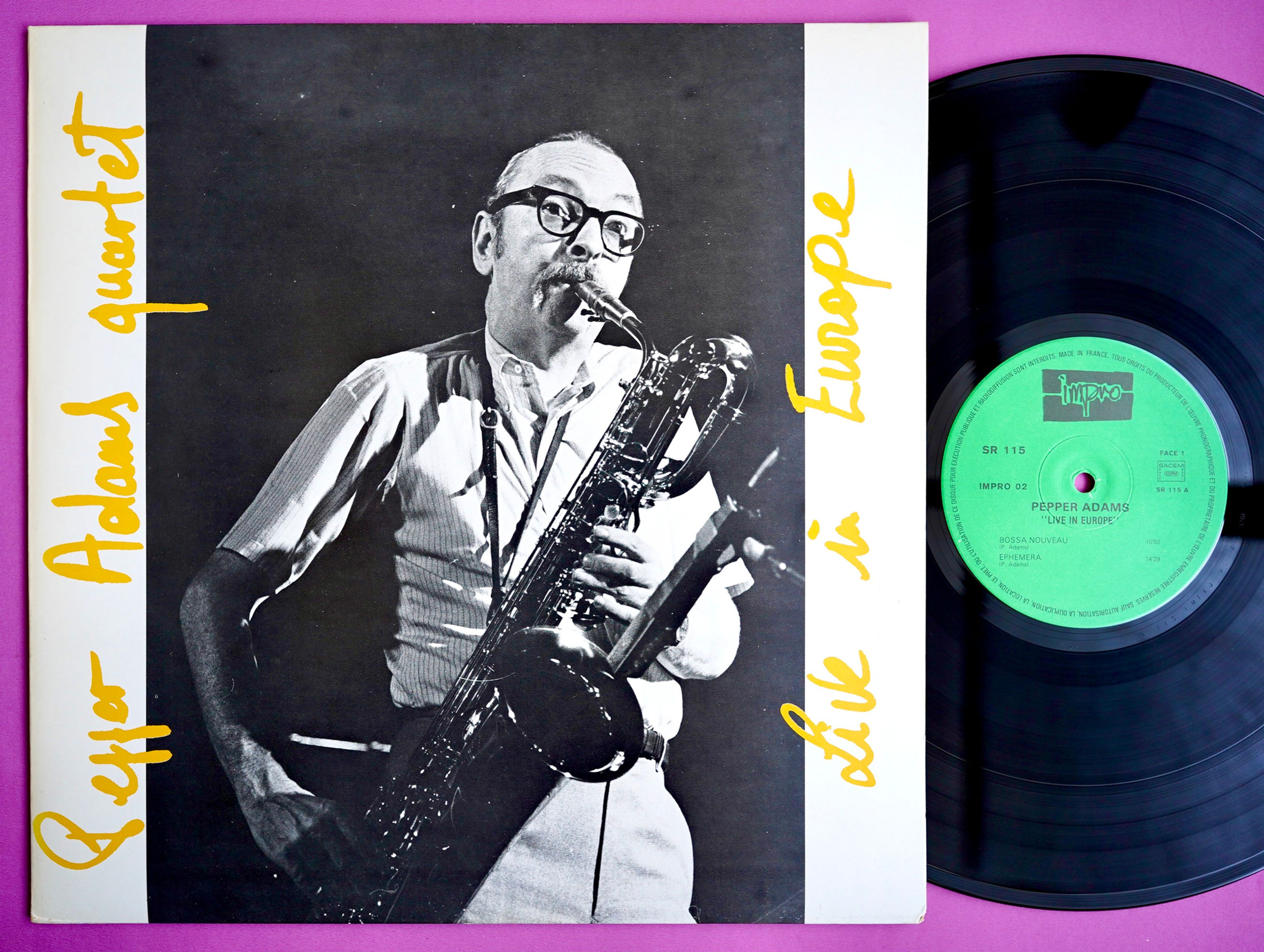 PEPPER ADAMS / LIVE IN EUROPE