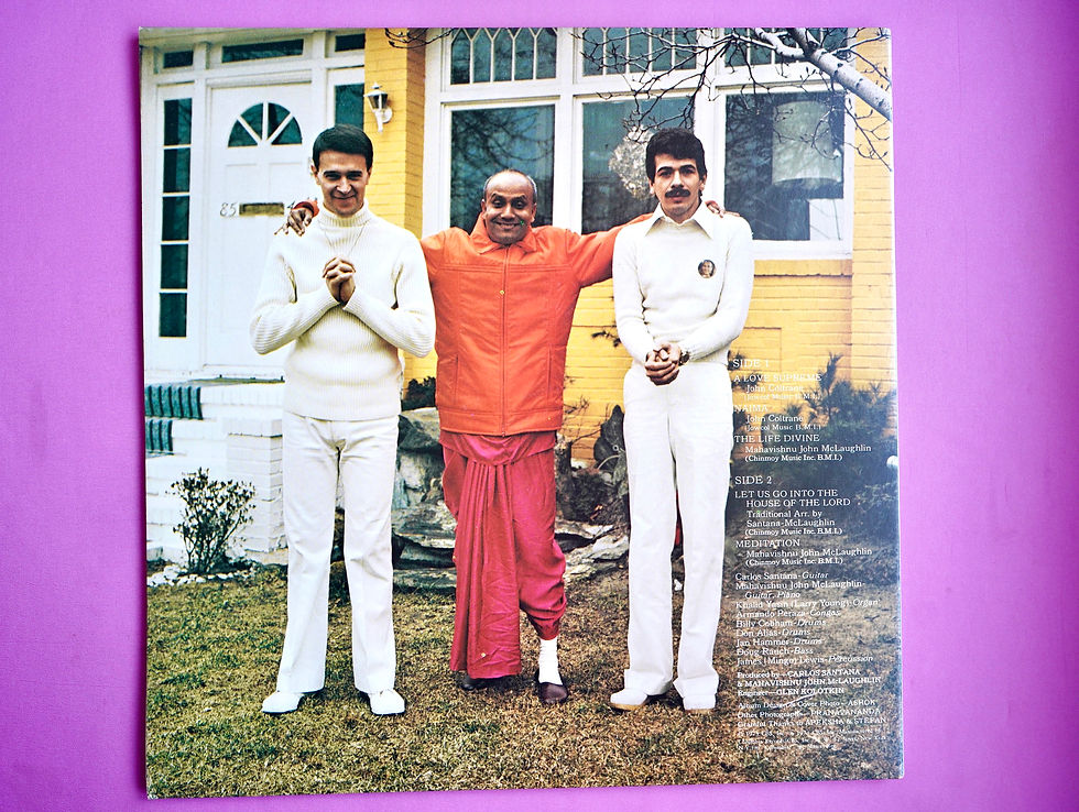 サムネイル： CARLOS SANTANA, MAHAVISHNU JOHN McLAUGHLIN / LOVE DEVOTION SURRENDER