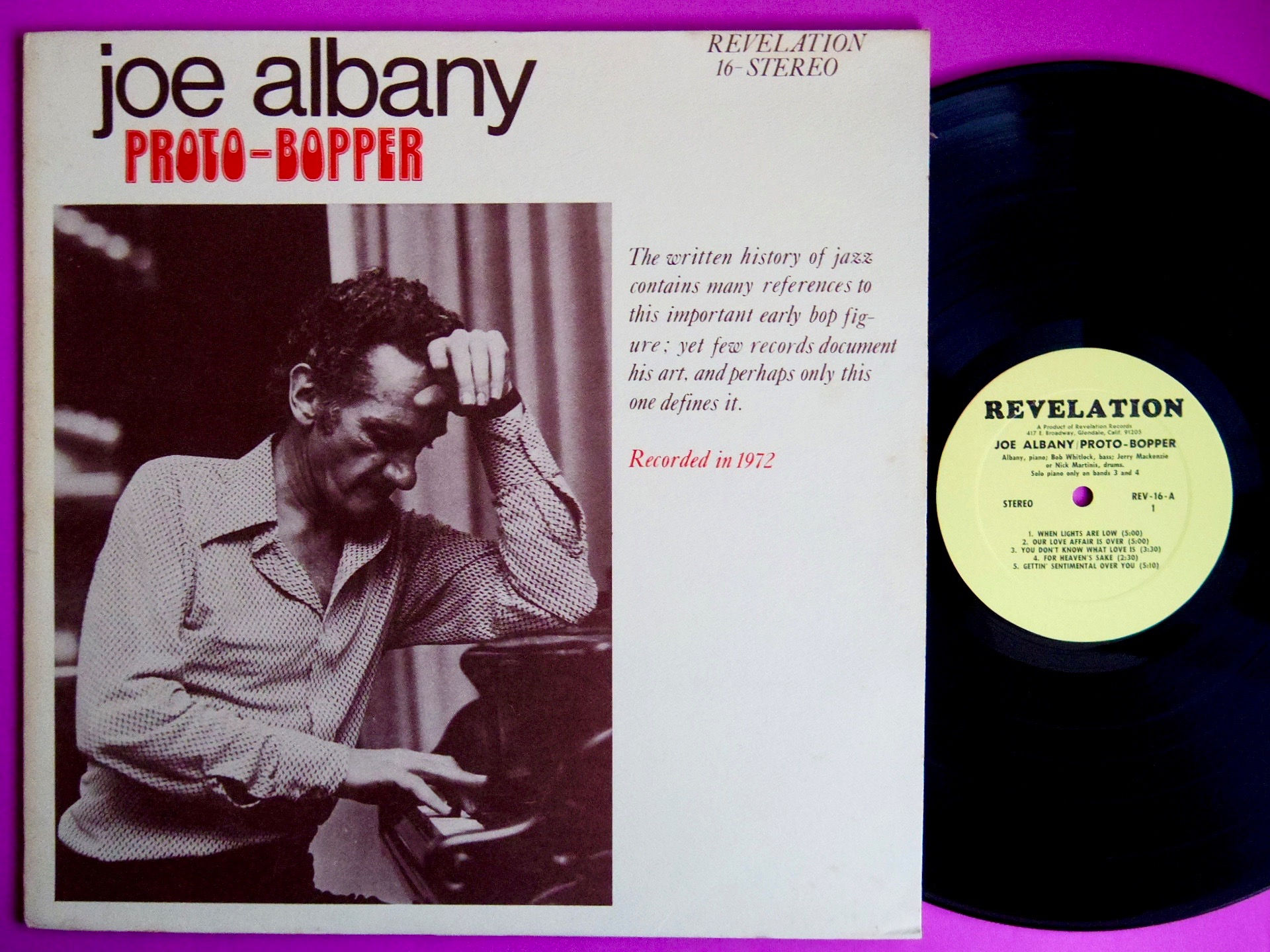 JOE ALBANY / PROTO - BOPPER