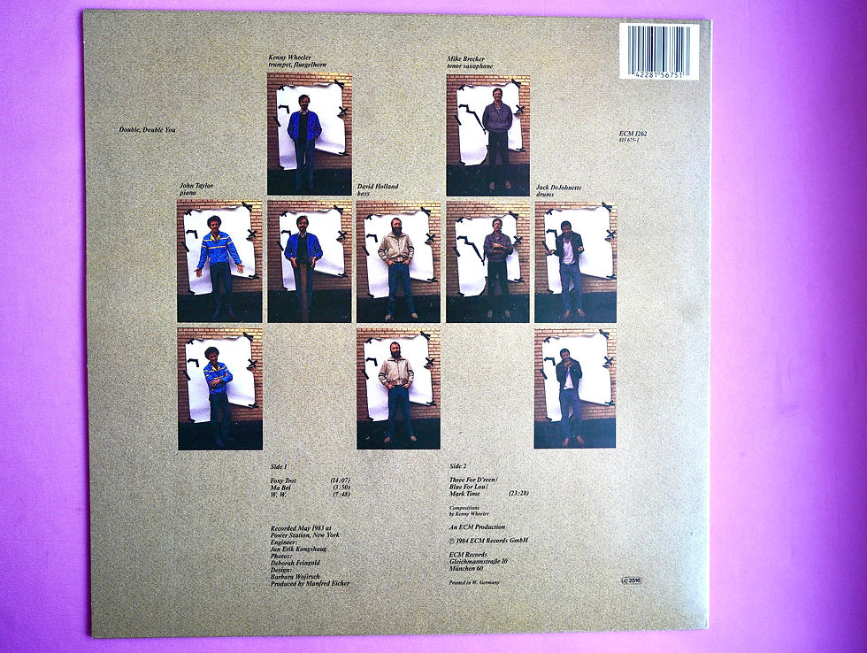 サムネイル： KENNY WHEELER / DOUBLE, DOUBLE YOU